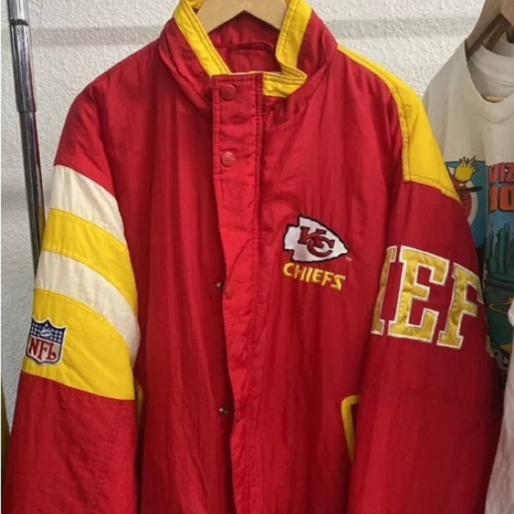 Vintage red starter Kansas City chiefs jacket